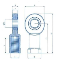 BALL JOINT END CSTSC-UK TYPE