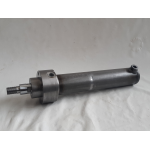 CILINDRO OLEODINAMICO DOPPIO EFFETTO 250 BAR ALESAGGIO 63/75 STELO 35 CORSA 310mm, FLANGIA SALDATA SUL TUBO, FILETTO M24X2 SU ASTA.