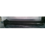 CILINDRO OLEODINAMICO DOPPIO EFFETTO 250 BAR ALESAGGIO 100/115 STELO 60 CORSA 800 MM CON FORO SU ASTA E FLANGIA SALDATA SUL TUBO